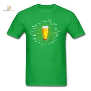 T-Shirt avec motif bière pour les soirées entre amis
