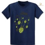 T-Shirt bière avec design Bombes de Houblon unique