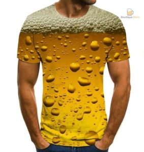 T-Shirt Bulles De Bière avec design amusant et original