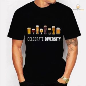 T-Shirt Célébrons La Diversité Des Bières