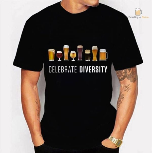 T-Shirt Célébrons La Diversité Des Bières