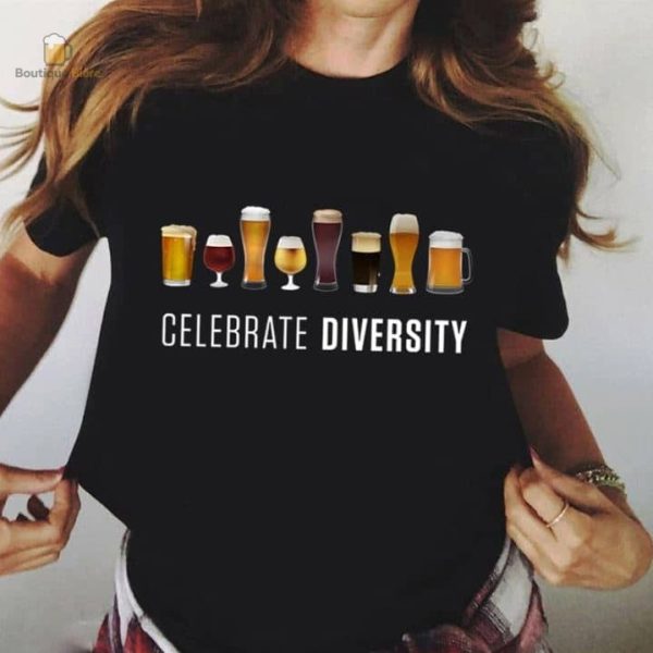 T-Shirt Bière pour amateurs de diversité