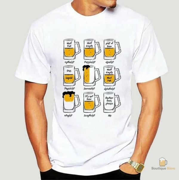 T-Shirt Façons De Voir Sa Bière en coton confortable