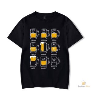 T-Shirt amusant à thème bière parfait pour les soirées