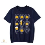 T-Shirt stylé pour célébrer l'amour de la bière