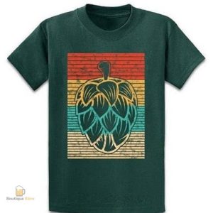 T-Shirt bière avec motif de fleur de houblon