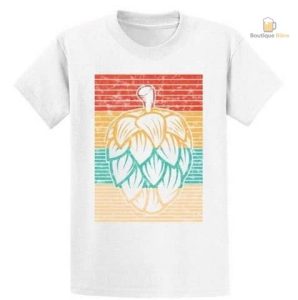 T-Shirt au motif de houblon pour passionnés de bière