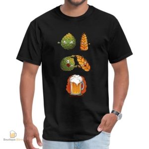T-Shirt Houblon et Blé en Bière