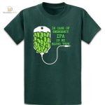 T-Shirt bière avec motif Groupe Sanguin