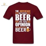 T-Shirt Bière Et Opinion