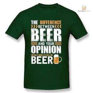 T-Shirt humour bière, message décalé