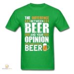 T-Shirt avec slogan sur la bière