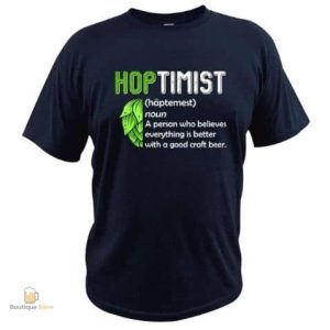Hoptimist T-Shirt pour les passionnés de bière