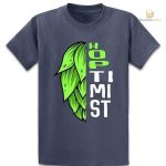 T-shirt Hoptimist au design inspiré de la culture de la bière