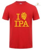 T-Shirt I Love IPA, expression de passion pour la bière