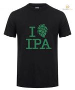 T-Shirt I Love IPA, style décontracté et tendance