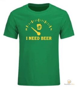 T-shirt décontracté pour les amateurs de bière