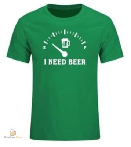 T-Shirt avec le slogan "I Need Beer