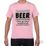 T-Shirt à message sur la bière et la magie