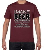 T-Shirt avec un design de magicien et bière