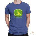T-Shirt bière avec design John Beer moderne