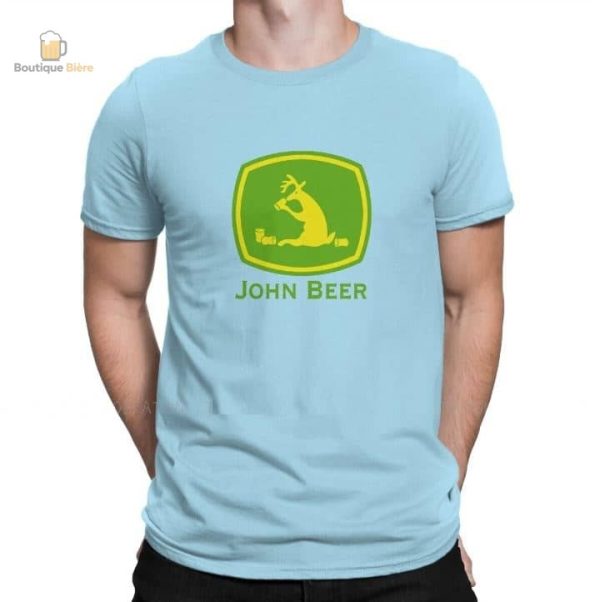 T-Shirt John Beer, style décontracté pour passionnés