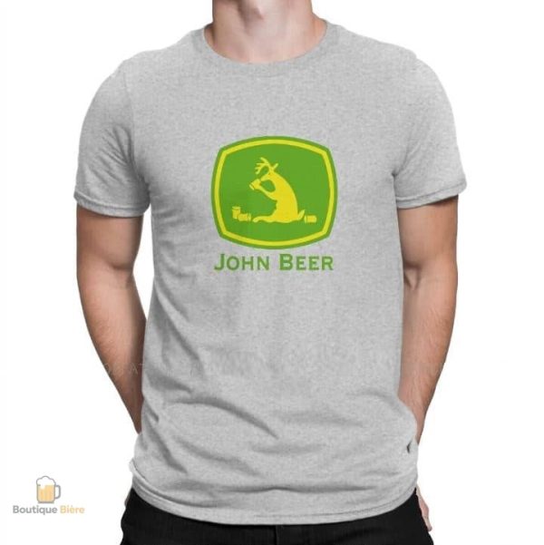 T-Shirt John Beer, un clin d'œil aux buveurs de bière