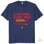 T-Shirt avec slogan amusant sur l'alcool