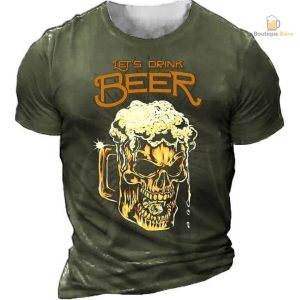 T-Shirt Let's Drink Beer pour les amateurs de bière