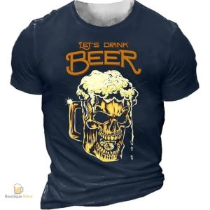 T-Shirt confortable avec slogan sur la bière