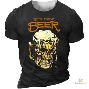 T-Shirt tendance pour les soirées autour d'une bière