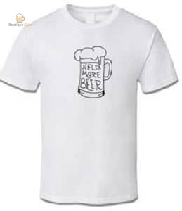 T-Shirt humoristique pour les passionnés de bière, motif accrocheur