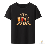 T-Shirt Beatles avec motif bière original