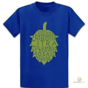 T-Shirt graphique sur les types de houblons