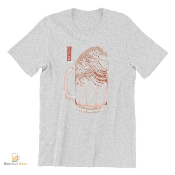 Vague De Bière T-Shirt, idéal pour les passionnés de bière