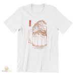 T-Shirt décontracté avec design vague lié à la bière