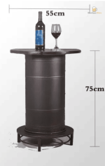 Mobilier bar élégant, table baril pour un style unique