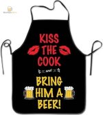 Tablier Kiss The Cook pour les amateurs de bière