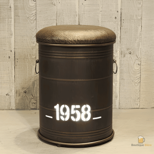 Tabouret baril industriel pour un style contemporain