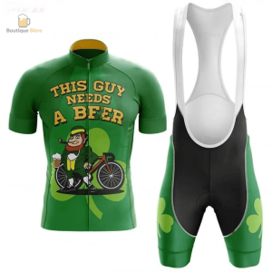 Maillot cycliste "This Guy Needs A Beer" pour amateurs de bière