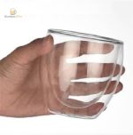 Verre à bière double paroi 25 cl, design élégant et isolant