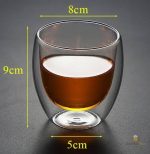 Verre à bière 25 cl, double paroi pour une meilleure isolation thermique