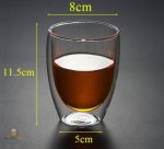 Verre à bière 35 cl double paroi en verre