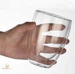Verre à bière isolant en double paroi de 35 cl