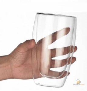 Verre à bière isolé, design à double paroi pour une meilleure expérience