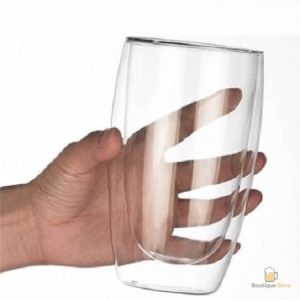 Verre à bière isolé, design à double paroi pour une meilleure expérience