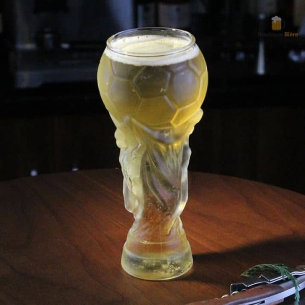 Verre à bière design, parfait pour les événements sportifs