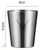 Verre à bière double paroi en inox