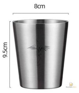 Verre double paroi en acier inoxydable