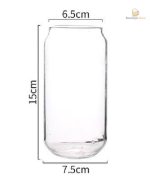 Verre à bière en forme de canette, capacité de 55 cl